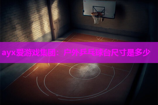 户外乒乓球台尺寸是多少